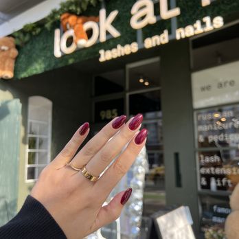 Look At Me - Dark cherry nails - Eyebrow Services Near Me - San Francisco, California Look At Me - Dark cherry nails - Eyebrow Services Near Me - San Francisco, California