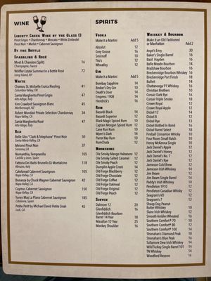 Menu photo 4 Southern Comfort Gatlinburg, TN