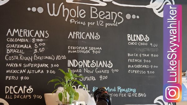 Menu photo 6 Monon Coffee Company Indianapolis, IN