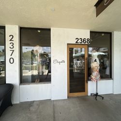 Etiquette Boutique - Front entrance - the floral appliqué dress had me at "hello"