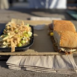 Around The Horn Brewing Company - One of the best Cuban sandwiches I've ever had