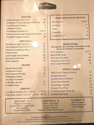 Menu photo 7 Smith & Wollensky New York, NY Menu photo 7 Smith & Wollensky New York, NY