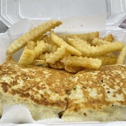 Masa Gyro - Chicken Shawarma with fries
