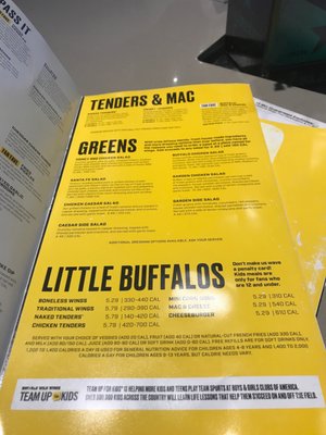 Menu photo 8 Buffalo Wild Wings Casa Grande, AZ
