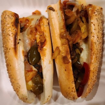 Dar’s Steaks - Veggie Sammy with Provolone on seeded bread. - Cheesesteaks Near Me - Haddon Township, New Jersey Dar’s Steaks - Veggie Sammy with Provolone on seeded bread. - Cheesesteaks Near Me - Haddon Township, New Jersey