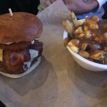 Mamo Burger Bar - The popper burger & poutine fries - American Near Me - Windsor, Ontario