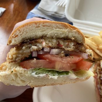 The Boat House - Crab cake sandwich - Fish & Chips Near Me - Bodega Bay, California The Boat House - Crab cake sandwich - Fish & Chips Near Me - Bodega Bay, California
