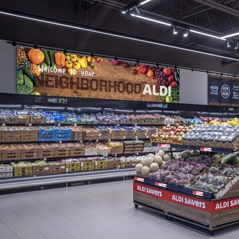 ALDI - a produce section in a grocery store - Grocery Near Me - Winder, Georgia