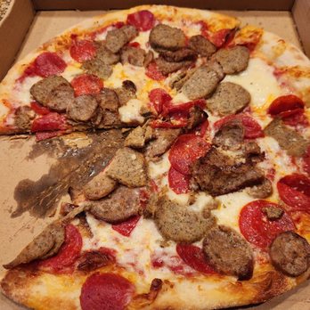 Brooklyn V's Pizza - V's 3 meat 14" pizza - Italian Near Me - Chandler, Arizona
