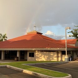 Resurrection of the Lord Catholic Church - ROL Parish from the back parking lot.