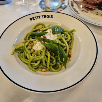 Petit Trois - pistou pasta ($28) - French Near Me - Sherman Oaks, California Petit Trois - pistou pasta ($28) - French Near Me - Sherman Oaks, California