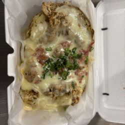 Blackened Shrimp Alfredo Tuber