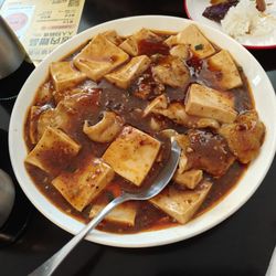 Mapo tofu with fish fillet
