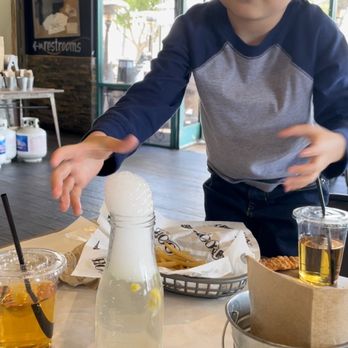 On The Hook - My boys loving the soapy fog water - Cajun/Creole Near Me - Brea, California On The Hook - My boys loving the soapy fog water - Cajun/Creole Near Me - Brea, California