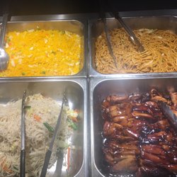 Lyndon Buffet - Vegetable Egg Fried Rice, Lo Mein, Chow Mei Fun, Japanese Chicken