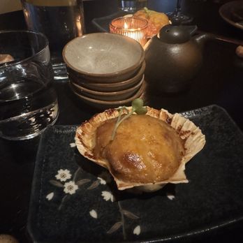Zenzi Den - Golden scallop motoyaki - American Near Me - Glenview, Illinois Zenzi Den - Golden scallop motoyaki - American Near Me - Glenview, Illinois