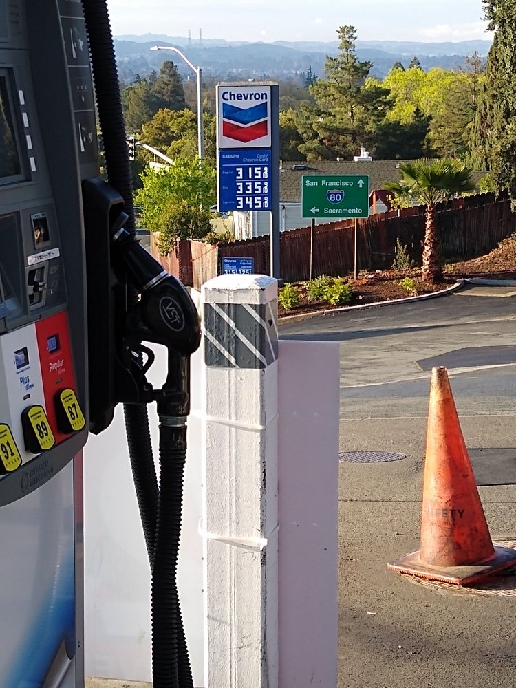 Chevron Extra Mile Gas Stations 223 Fairgrounds Dr, Vallejo, CA