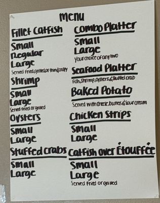 Menu photo 1 Carl’s Seafood And Catfish Oakdale, LA
