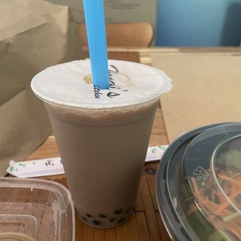Qilin Dumplings - B4. Black Milk Boba Tea/ - Asian Fusion Near Me - Plymouth, Michigan Qilin Dumplings - B4. Black Milk Boba Tea/ - Asian Fusion Near Me - Plymouth, Michigan