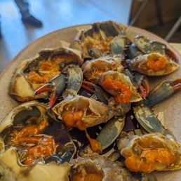 Marinated crabs