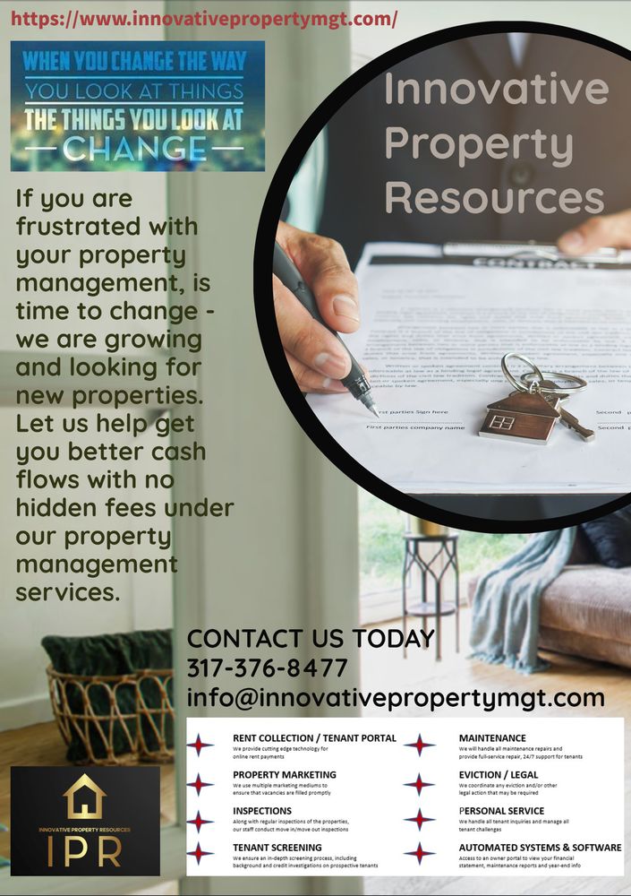 INNOVATIVE PROPERTY RESOURCES Updated September 2024 Muncie