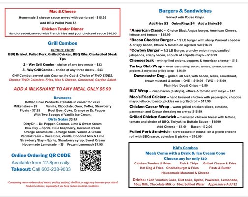 Menu photo 2 Bobcat Country Grill Plymouth, NH Menu photo 2 Bobcat Country Grill Plymouth, NH