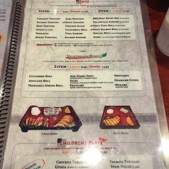 Joy Sushi - Bento options and prices - Sushi Bars Near Me - San Mateo, California