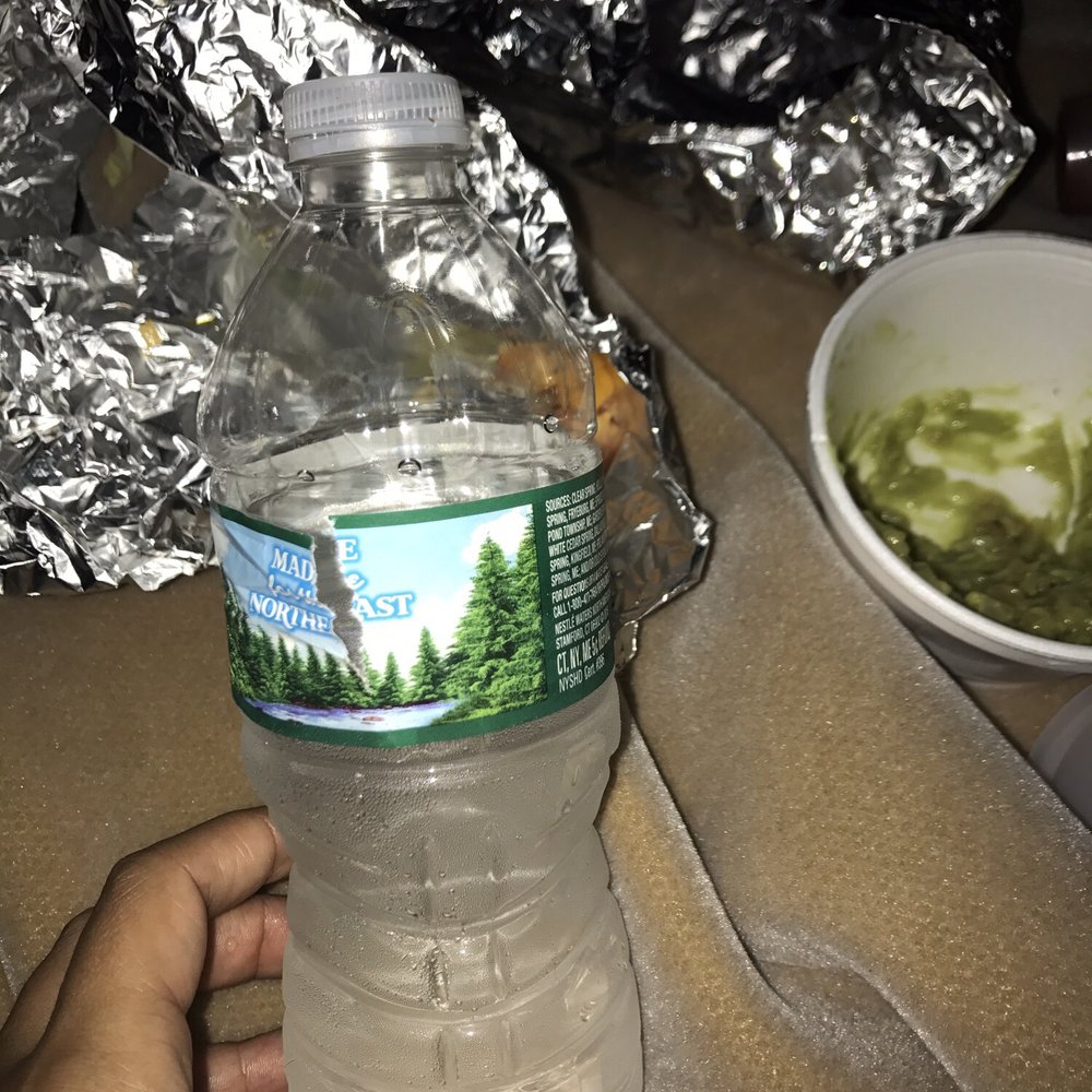 Taco Hut - Water bottle that was delivered. But they fixed the issue. :) - Mexican Near Me - Baldwin, New York Taco Hut - Water bottle that was delivered. But they fixed the issue. :) - Mexican Near Me - Baldwin, New York