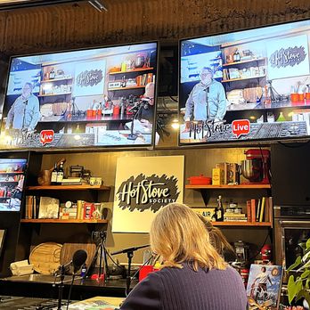 Hot Stove Society - View  of the live show from our seats - Cooking Schools Near Me - Seattle, Washington
