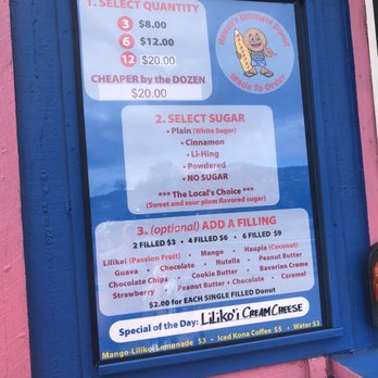 Hawaii’s Ultimate Donut - Menu - Donuts Near Me - Waimea, Hawaii Hawaii’s Ultimate Donut - Menu - Donuts Near Me - Waimea, Hawaii