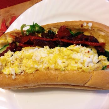 Banh Mi Café - Avocado, egg, and BBQ pork banh mi - Coffee & Tea Near Me - Duluth, Georgia