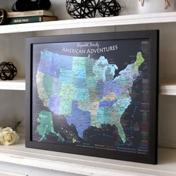 USA Push Pin and Travel Maps