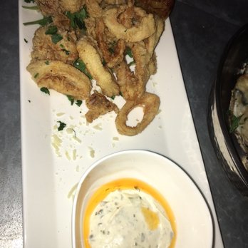 Saltine - Calamari with a slightly spicy delicious dipping sauce - Seafood Near Me - Norfolk, Virginia