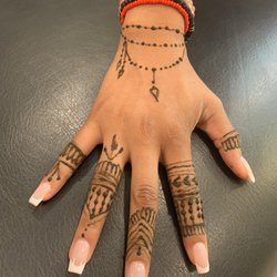 D'Perfect Brows Waxing and Sugaring - Henna tattoo design