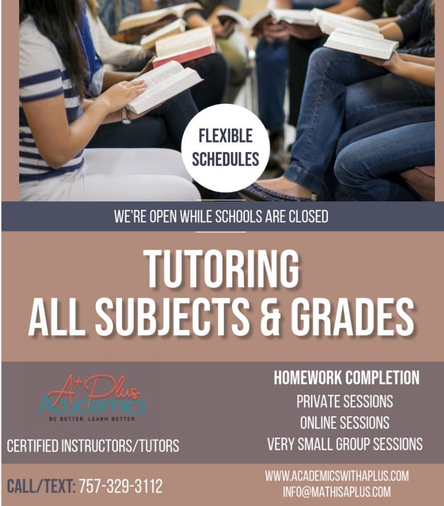 A Plus Academics - reading tutor in Hampton, VA
