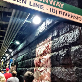 MBTA Fenway Station - 8/27/18 after a wild 8-7 win over the Marlins! - Train Stations Near Me - Boston, Massachusetts MBTA Fenway Station - 8/27/18 after a wild 8-7 win over the Marlins! - Train Stations Near Me - Boston, Massachusetts
