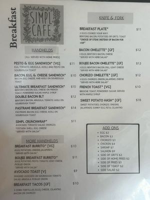 Menu photo 1 Simpl Cafe Newport, TN