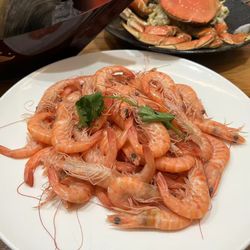 Boiled Shrimp with soy sauce