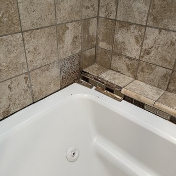 Joeys Tile - Our tenants left the bathroom broken .. and Joey took the time to do More than expected to fix it. Now we can use it. - Tiling Near Me