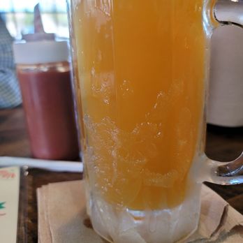 Boozy Tacos and Tap - Do you see the slushy ice?!? Ice cold mug of beer! - Tacos Near Me - El Paso, Texas