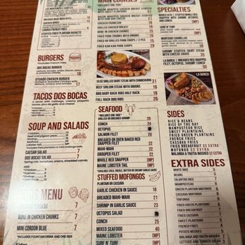 Dos Bocas Restaurant - Menu - Puerto Rican Near Me - Kissimmee, Florida