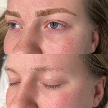 Katie Cosmetic Tattoo - Before Microblading on Left Eyebrow - Eyebrow Services Near Me - Alexandria, Virginia Katie Cosmetic Tattoo - Before Microblading on Left Eyebrow - Eyebrow Services Near Me - Alexandria, Virginia