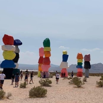 Seven Magic Mountains - Colorful rocks. Art in the desert - Public Art Near Me - Las Vegas, Nevada Seven Magic Mountains - Colorful rocks. Art in the desert - Public Art Near Me - Las Vegas, Nevada