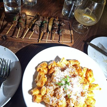 Ysabel - Rigatoni and Wagyu skewers - New American Near Me - West Hollywood, California