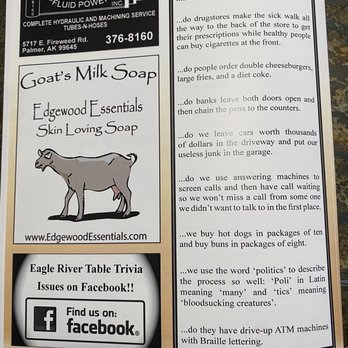 Tinker's Rainforest Deli - Table read - Delis Near Me - Eagle River, Alaska