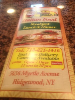 Menu photo 5 Bambino Pizza III Ridgewood, NY Menu photo 5 Bambino Pizza III Ridgewood, NY
