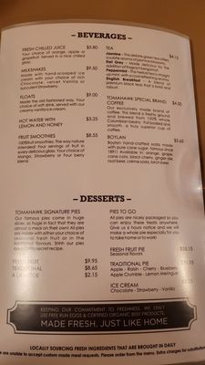 Menu photo 1 Tomahawk Barbeque North Vancouver, BC