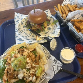 The New Custom House - taco salad and Burger & Fries - New American Near Me - Avila Beach, California The New Custom House - taco salad and Burger & Fries - New American Near Me - Avila Beach, California