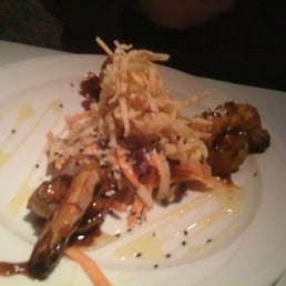 Orange Glazed Prawns