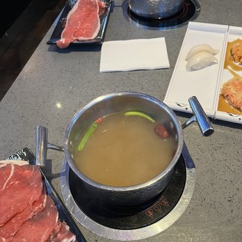 Space 5 - Hot pot setup with meat ordered - Korean Near Me - Harvey, Louisiana Space 5 - Hot pot setup with meat ordered - Korean Near Me - Harvey, Louisiana
